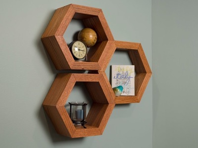 How to Build Hexagon Shelves - Saturday Morning Workshop