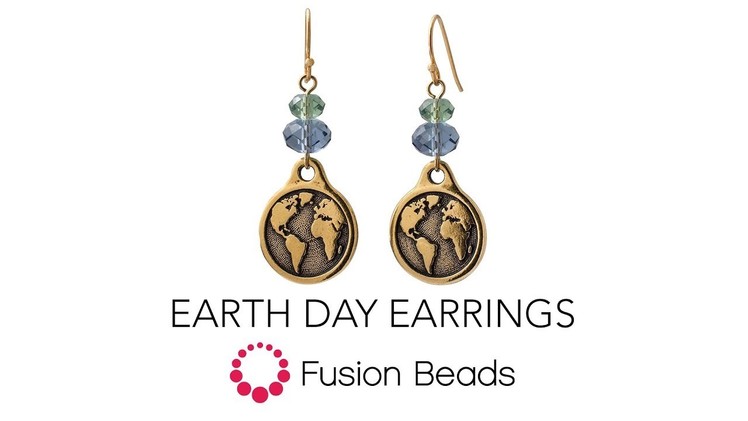 How to create the Earth Day Earrings by Fusion Beads