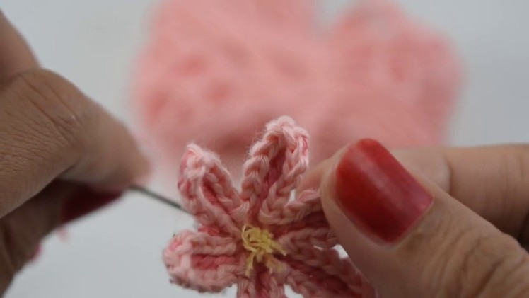 How to Crochet 3D Rain Lily Flower (tutorial) #2