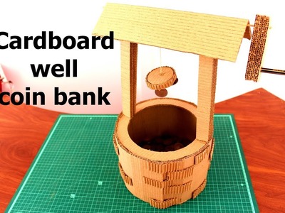 How to Make a Cardboard well coin bank