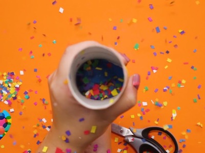 How To Make A Confetti Popper From A Balloon! Easy DIY Tutorial For A Great Party | A+ hacks