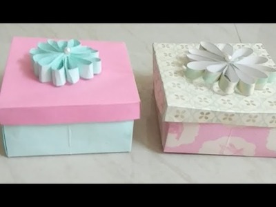 How to make a gift box out of colour chart