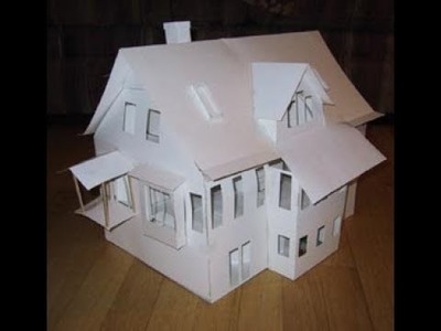 How to make a pakka house with thermocol #art & Craft