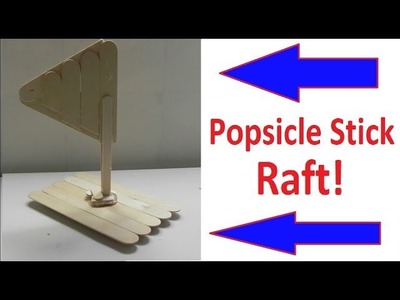 How To Make A Popsicle Stick Raft (Simple)