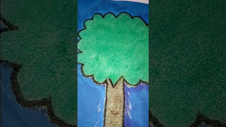 How to make a tree using thermocol