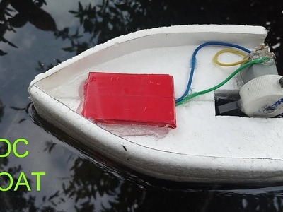 How to make an Electronic motor Boat using the Rmocol and DC motor