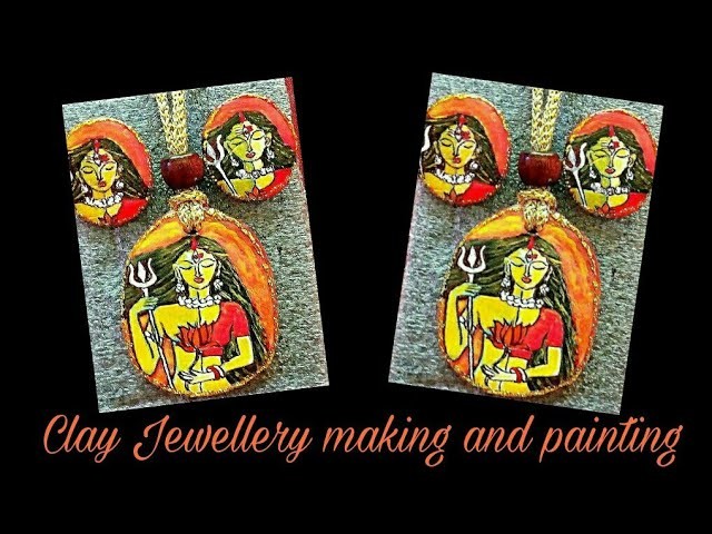 How to make and paint clay jewellery