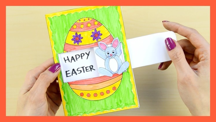 How to Make Easter Card - fun Easter craft for kids with template