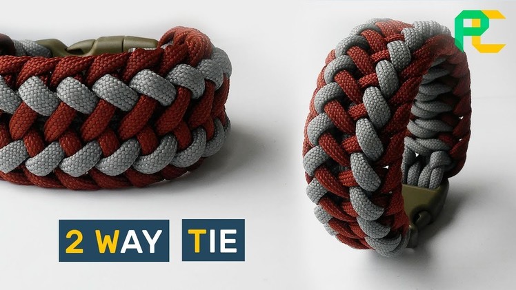 How to make Paracord Bracelet 2 way tie