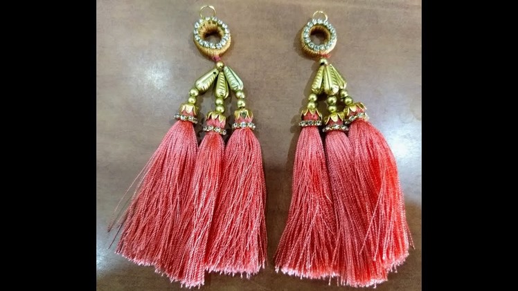 How to make silk thread tassels for blouse at home