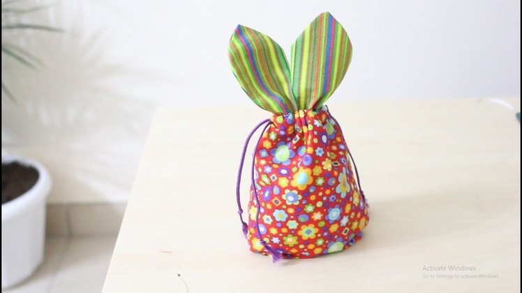How To Sew A Bunny Bag!  Super Easy!