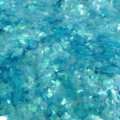 Iridescent Blue Cellophane Glitter Flakes Bag Mylar Nails Cosmetic Crafts