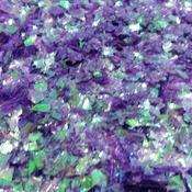 Iridescent Purple Cellophane Glitter Flakes Bag Mylar Nails Cosmetic Crafts Violet Lilac
