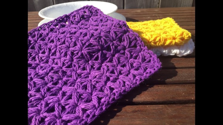 Jasmine Washcloth - A Free Crochet Pattern