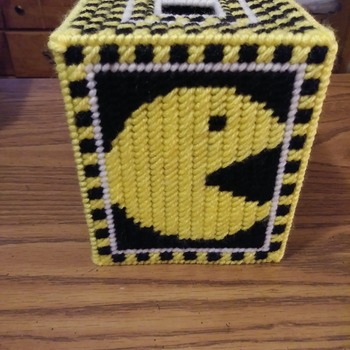 Mr. Pac-Man Tissue Box Cover