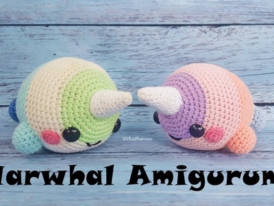 Narwhal Amigurumi Crochet [FULL TUTORIAL] | DIY Amigurumi