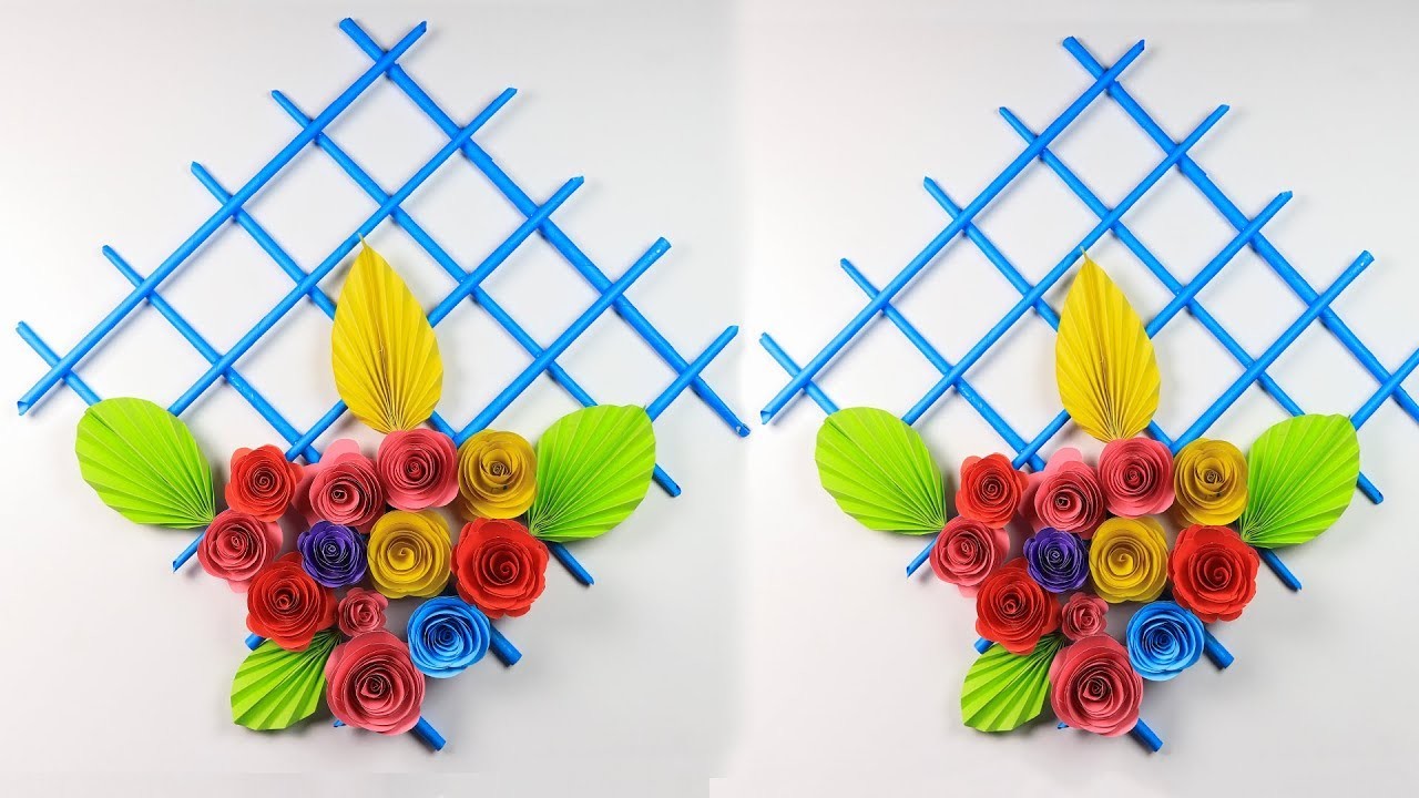 Paper Flower Wall Hanging: How to Make Beautiful Wall Hanging With