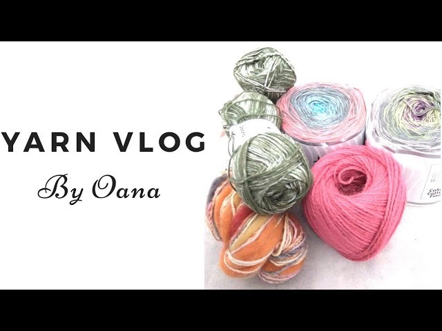 Review yarns and crochet in progress up date  By oana