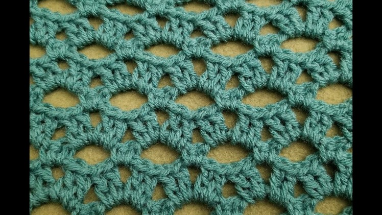 The Peephole Stitch Crochet Tutorial!