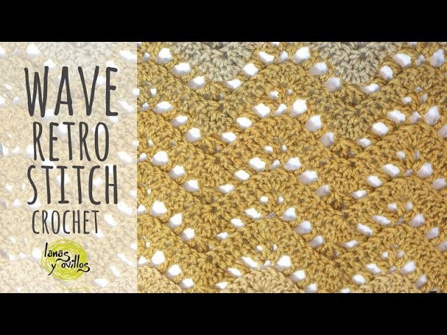 Tutorial Chevron Retro Stitch Wave Crochet