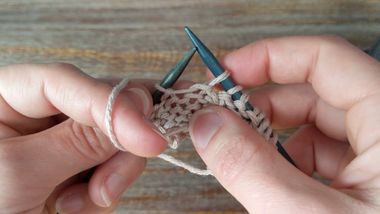 Twin Stitch - Knitting Short Rows