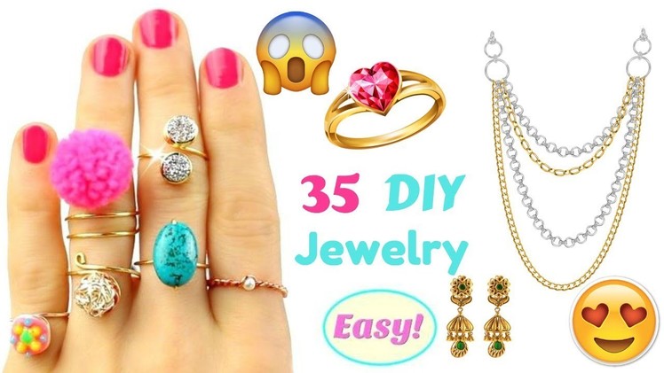 Awesome 35 Easy Crafts Ideas For DIY Jewelry 2018 YOU'LL LOVE  DIY jewelry 2018