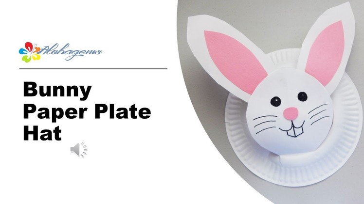 Bunny Paper Plate Hat