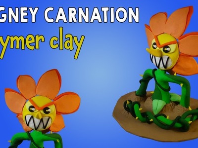 Cagney Carnation | Cuphead: Don't Deal With The Devil | Polymer Clay Tutorial @PrincessClaya