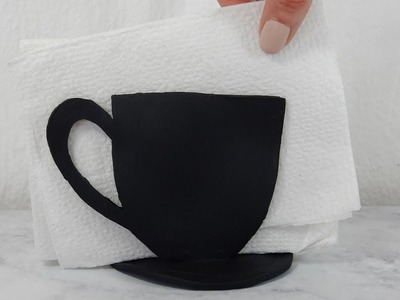 DIY Coffee Mug Napkin Holder | Home Décor