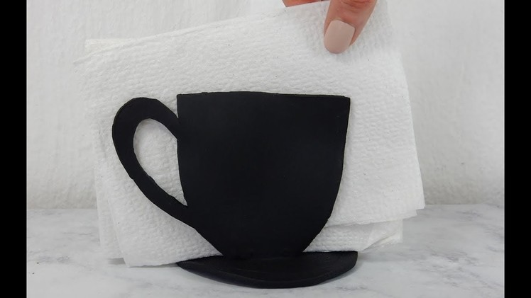 DIY Coffee Mug Napkin Holder | Home Décor