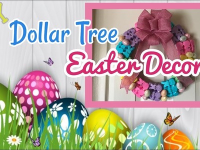 DIY Dollar Tree Easter Wreath | Dollar Tree DIY | Dollar Tree Decor
