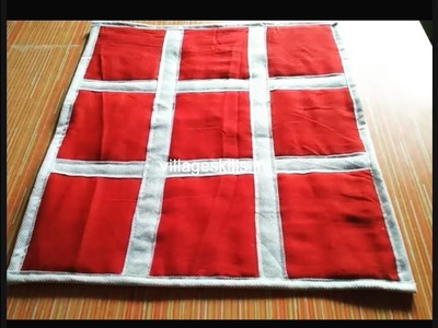 DIY doormat #11,reuse old cotton saree into doormat,carpet,tablemat,rug,how to make meditation matt