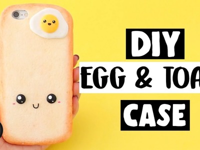 DIY EGG & TOAST PHONE CASE! *making viral silicone cases from scratch*