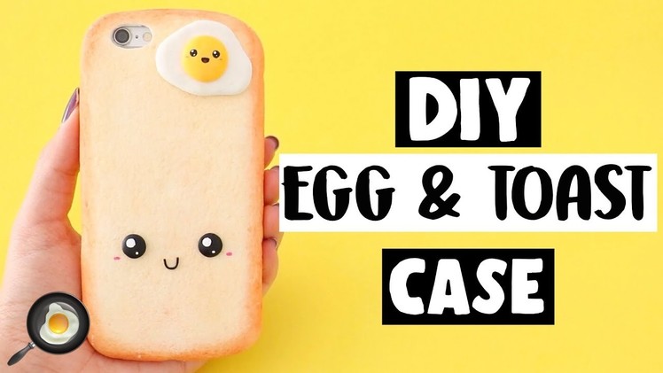 DIY EGG & TOAST PHONE CASE! *making viral silicone cases from scratch*