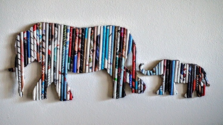 DIY Handmade Wall Decor using Cardboard | Home Decor Wall Art |Elephant Wall Hanging | Art and Craft