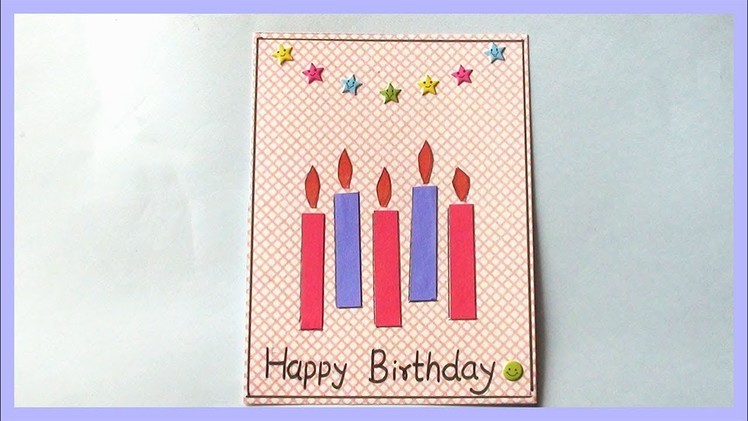 DIY Happy Birthday Greeting Card | How to Make Gift Cards at Home
