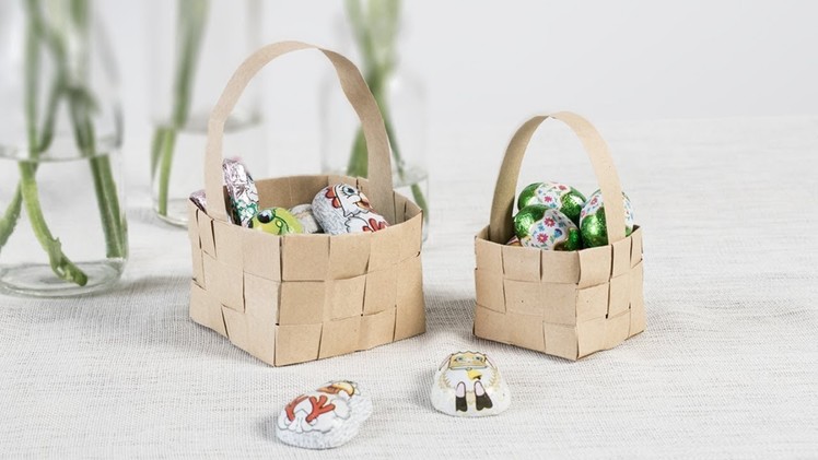 DIY : Home-weaved Easter basket by Søstrene Grene