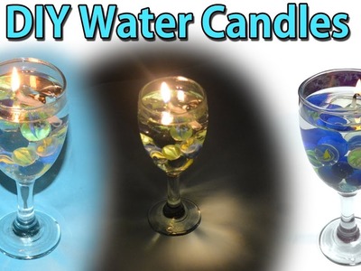 DIY | How to make Candle inside Water | Water Candle | Candle DIYs