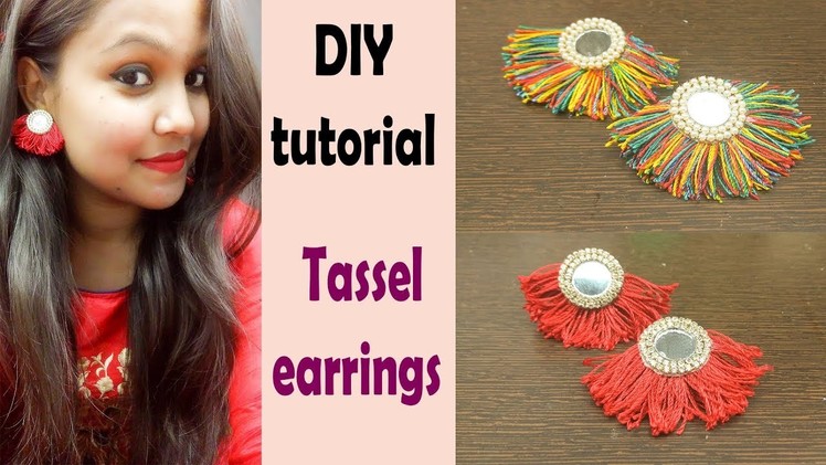 DIY | how to make tassel earrings at home | handmade earrings | Magic Quill