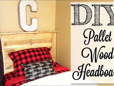 DIY Pallet Wood Headboard