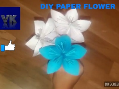 DIY PAPER FLOWER:How To Make a origami kusudama flower
