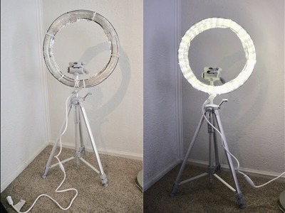 DIY ring light with stand! | Very easy!