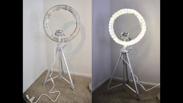 DIY ring light with stand! | Very easy!