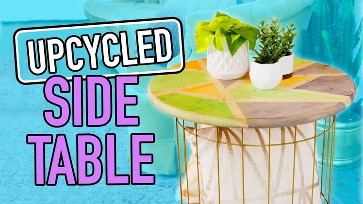 DIY Side Table made from a Basket! - HGTV Handmade