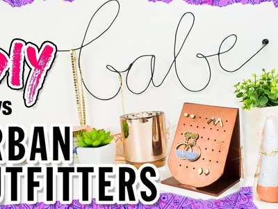 DIY vs URBAN OUTFITTERS! CHEAP Jewelry Organizer Ideas ???? ???? Wall Hook, Earring & Ring Holder!