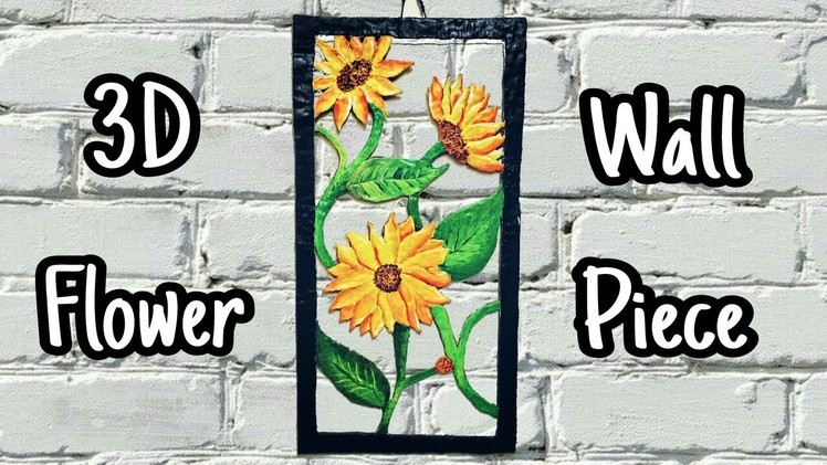 DIY Wall Showpiece Idea from Cardboard and Clay || Home Decor Wall Art || Craft Ideas ||