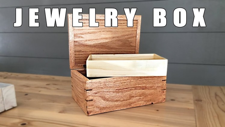 DIY Wood Jewelry Box - Spline Miter Joint Box