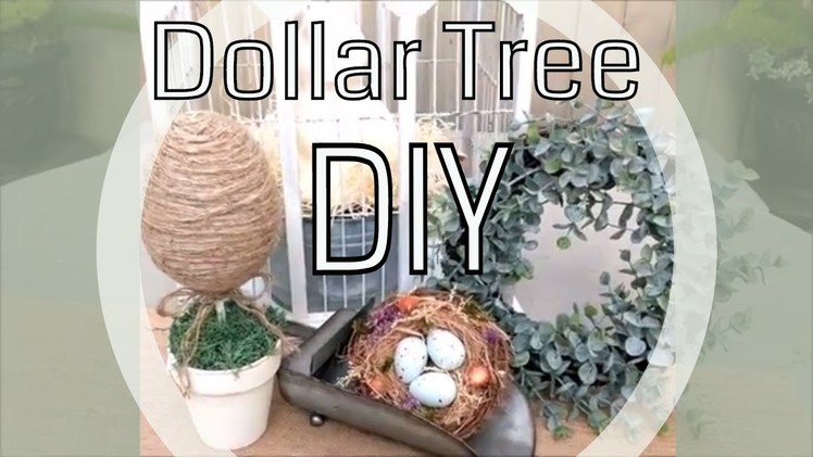 Dollar Tree Farmhouse EASTER DIY!