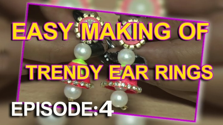 Easy Crafts #4 | Simple Making Of Cute Paper Earrings | Kai Tv Media