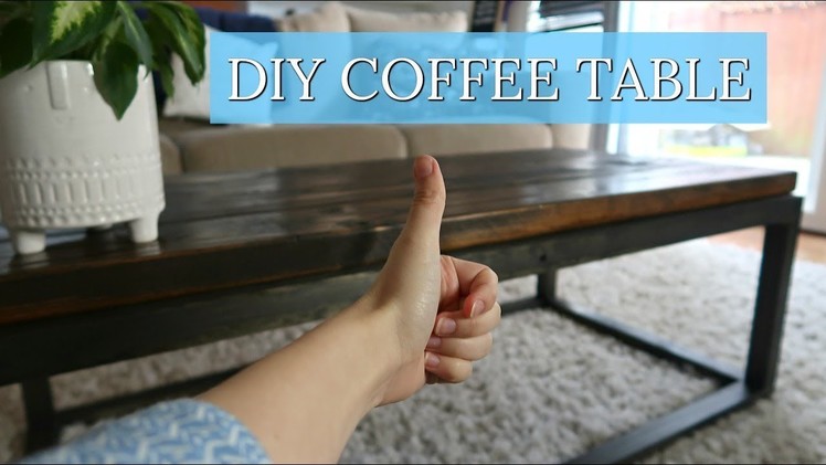 EASY DIY COFFEE TABLE | CRAZY UNEXPECTED DAY